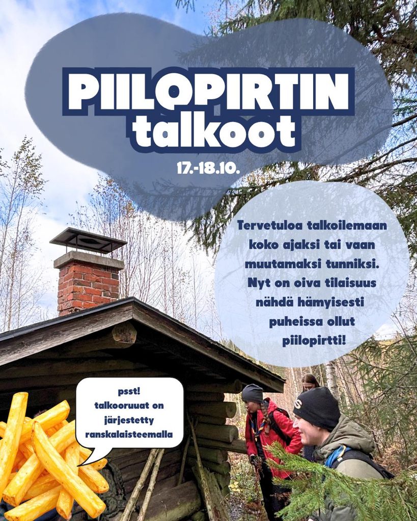 Piilopirtin talkoot - Lue lisää
